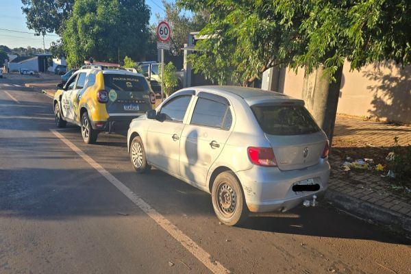 Condutor embriagado é flagrado após colisão no bairro Interlagos, em Cascavel