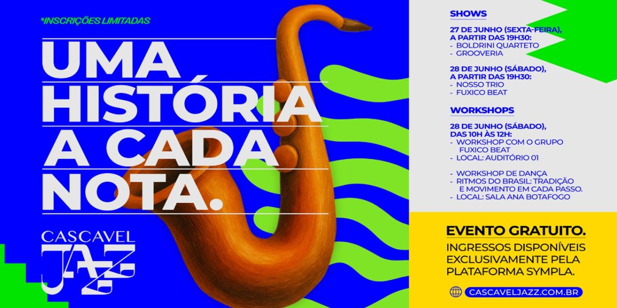 Cascavel Jazz Festival: lendas da música instrumental celebram o evento em podcast especial
