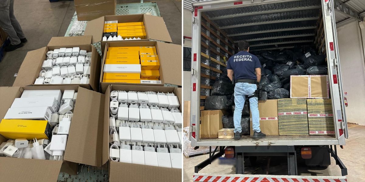 Operação da Receita Federal apreende R$ 100 mil em mercadorias irregulares no Oeste do Paraná