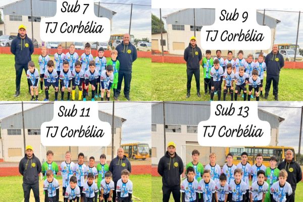 Talentos de Jesus de Corbélia participa de amistosos em Nova Aurora com destaque nas quatro categorias