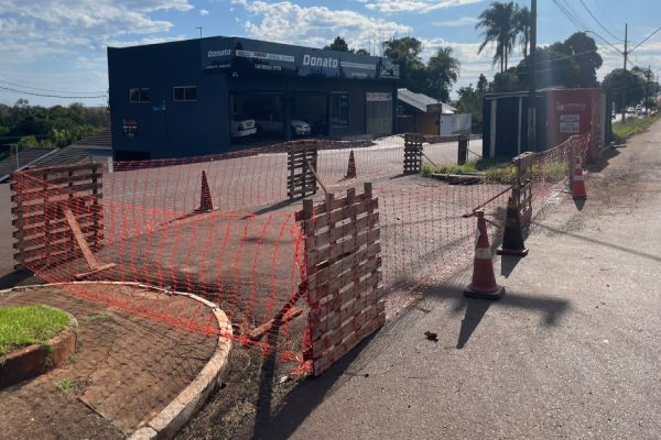 Corbélia Comunicado: Interdição de Travessia na Avenida Paraná com a Rua Flor de Maracujá