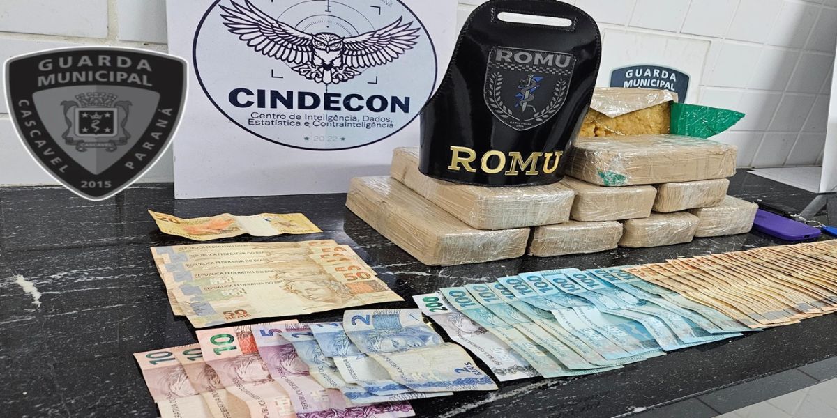 Guarda Municipal estoura boca de fumo e apreende R$ 200 mil em crack em Cascavel