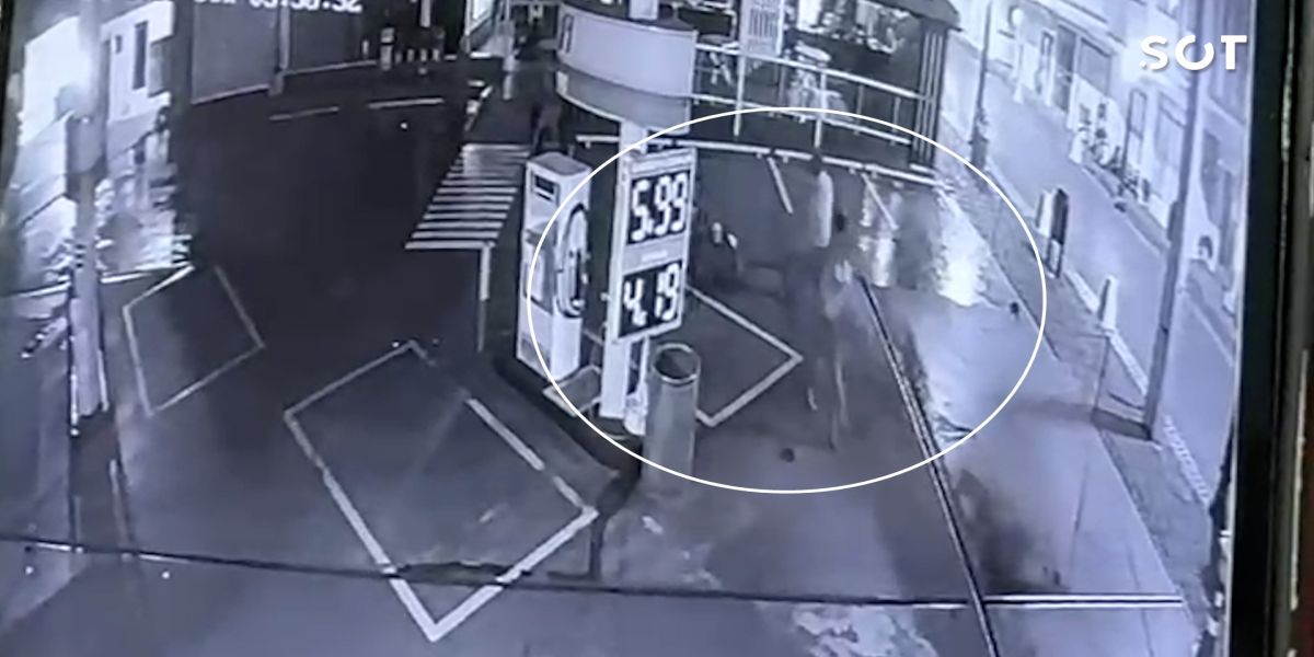 Imagens de câmeras registram assassinato brutal no centro de Cascavel