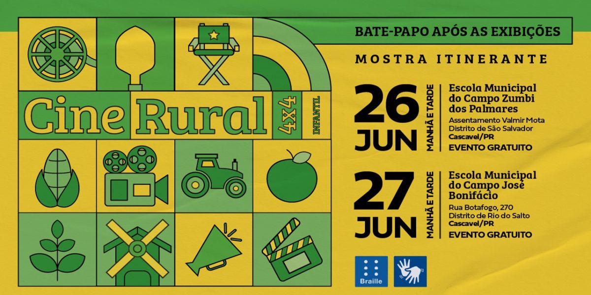 Cinema chega a escolas do campo de Cascavel