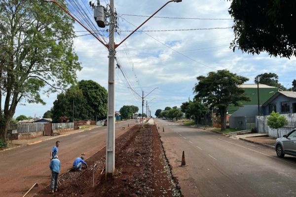 Imagem referente a notícia: Corbélia: Revitalização da Avenida Paraná terá novo padrão de trânsito e estacionamento