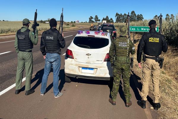 Imagem referente a notícia: Ação integrada da PM apreende mais de 8 kg de drogas em Santa Tereza do Oeste