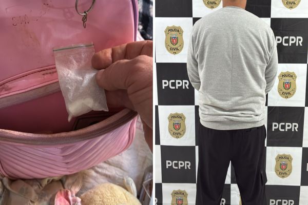 Imagem referente a notícia: Polícia Civil apreende drogas em imóvel investigado por tráfico no Bairro Alto Alegre em Cascavel