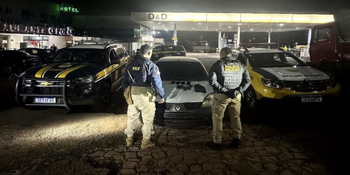 PRF apreende duas pistolas 9mm durante abordagem na BR-277, em Matelândia