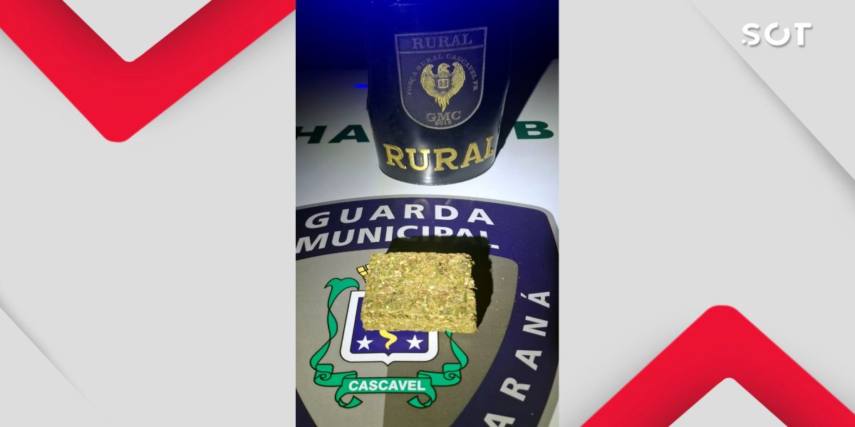 Adolescente é apreendido com maconha em Juvinópolis, distrito de Cascavel