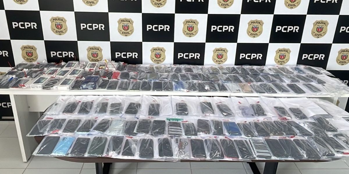 Número de roubos e furtos de celulares cai 45,6% no Paraná desde 2018