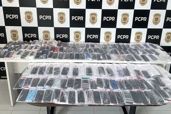 Imagem referente a notícia: Número de roubos e furtos de celulares cai 45,6% no Paraná desde 2018