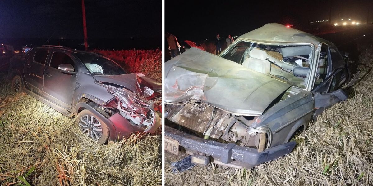 Colisão envolvendo três veículos deixa ferido grave na PR-581 em Tupãssi