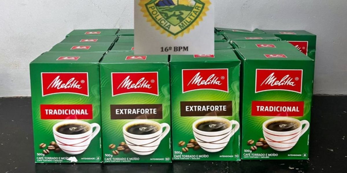 Mulheres são presas após furtarem pacotes de café em supermercado de Guarapuava