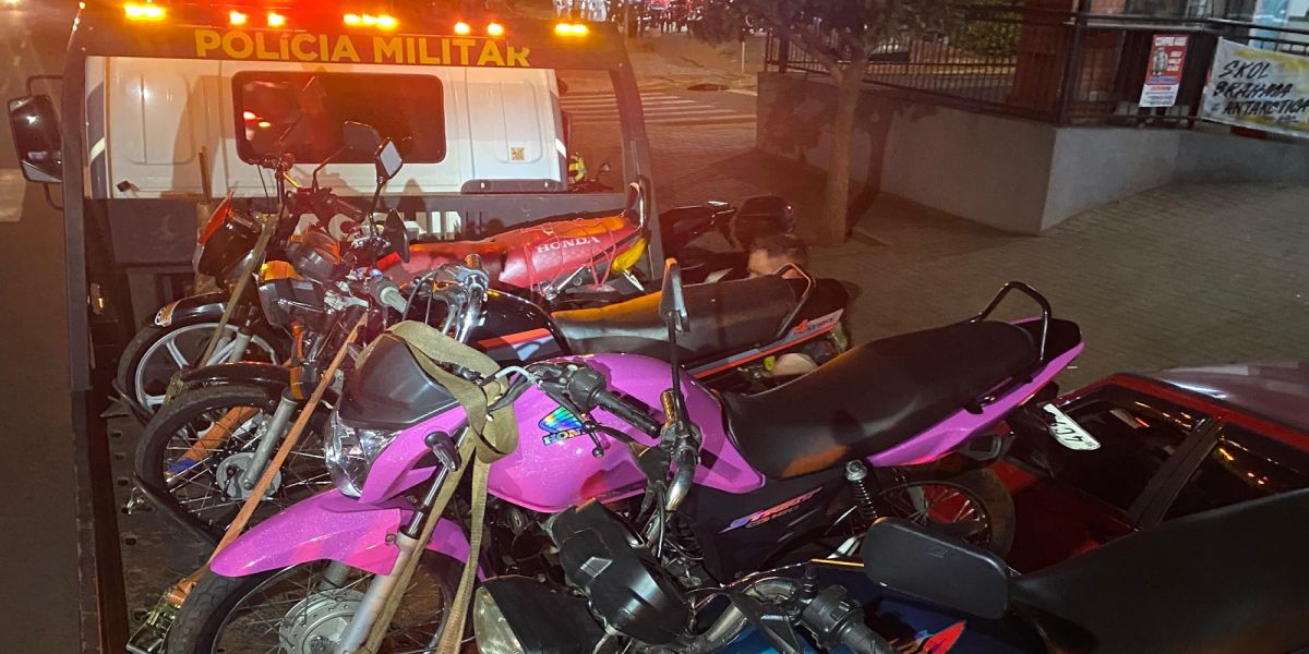 PM realiza operação de trânsito em Cascavel e aplica mais de 80 autuações