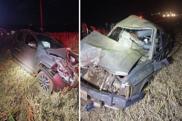Imagem referente a notícia: Colisão envolvendo três veículos deixa ferido grave na PR-581 em Tupãssi