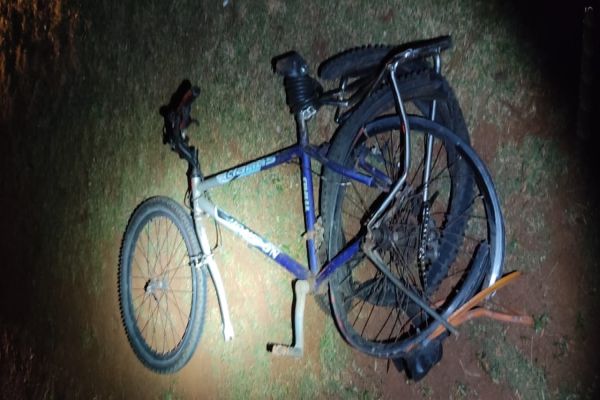 Imagem referente a notícia: Ciclista morre após colisão traseira na PRC-467 em Marechal Cândido Rondon