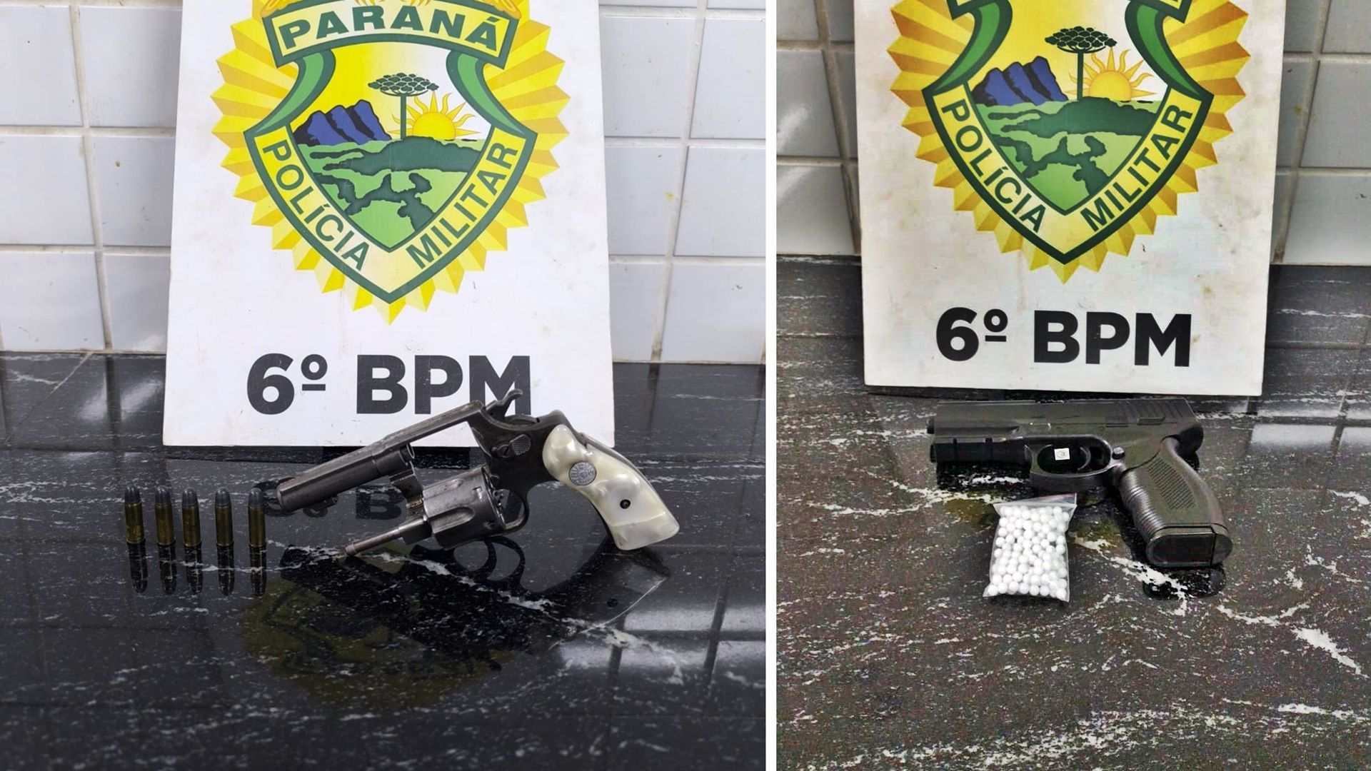 Homem é preso com arma na cintura e outro é detido com simulacro após ameaça contra mulheres em Cascavel