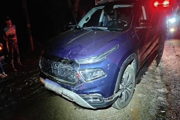 Colisão traseira deixa dois feridos na PR-497 em São Miguel do Iguaçu