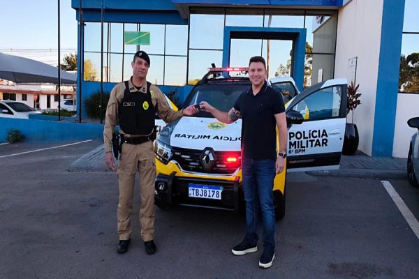 Catanduvas recebe nova viatura semi-blindada para reforçar a segurança pública