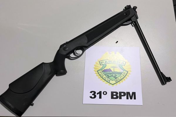 Homem é preso por porte ilegal de arma de fogo em Jesuítas