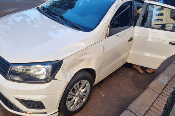 Jovem é atropelado ao tentar atravessar a Rua São Paulo no Centro de Cascavel