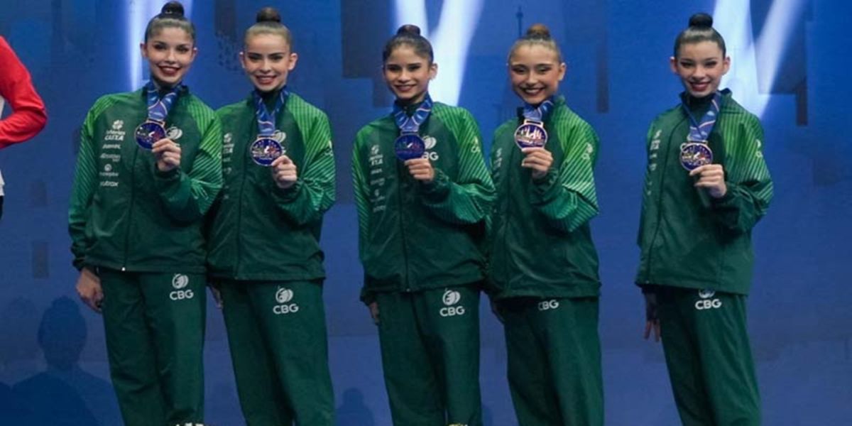 Atleta paranaense conquista ouro inédito em Copa do Mundo de ginástica rítmica