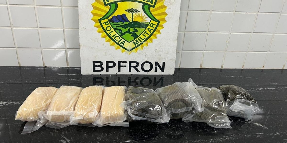 Casal é preso com drogas avaliadas em R$ 290 mil durante operação em Céu Azul