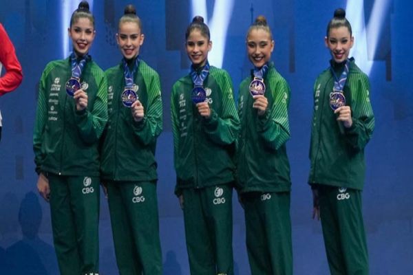 Atleta paranaense conquista ouro inédito em Copa do Mundo de ginástica rítmica