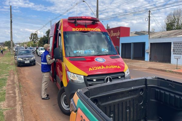 Criança de 3 anos é atropelada no Bairro Floresta, em Cascavel