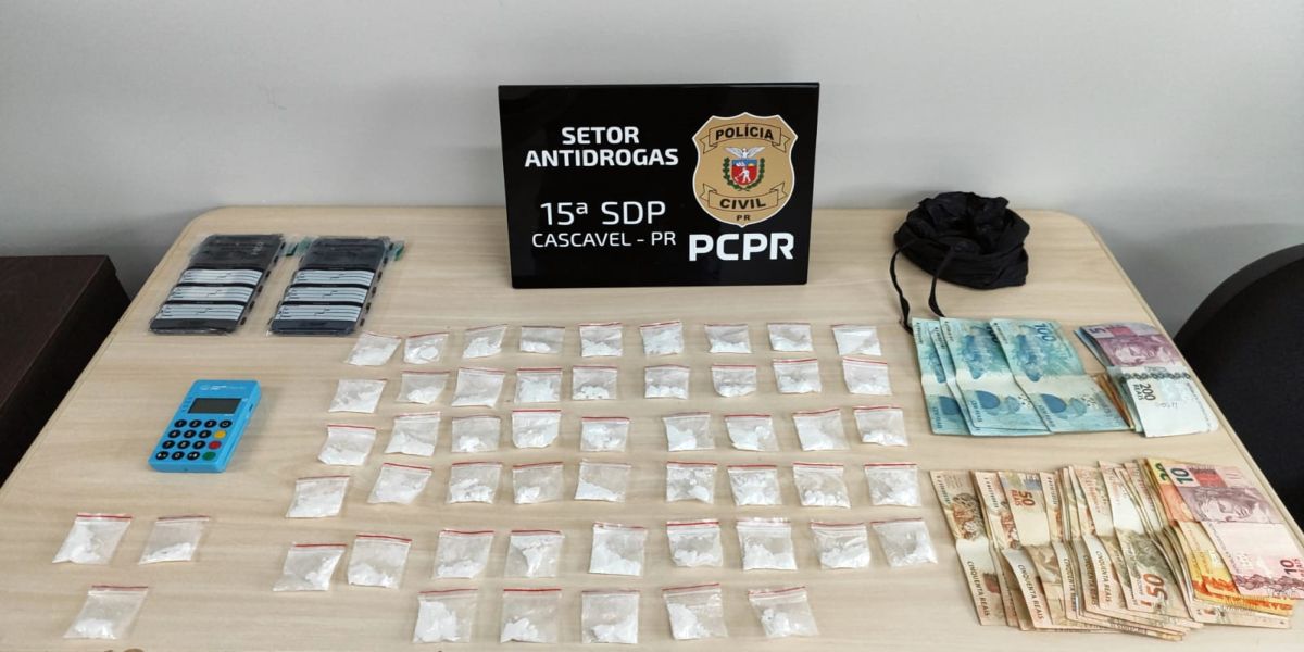 Delivery do crime: Polícia Civil flagra tráfico de drogas com sistema de entregas em Cascavel