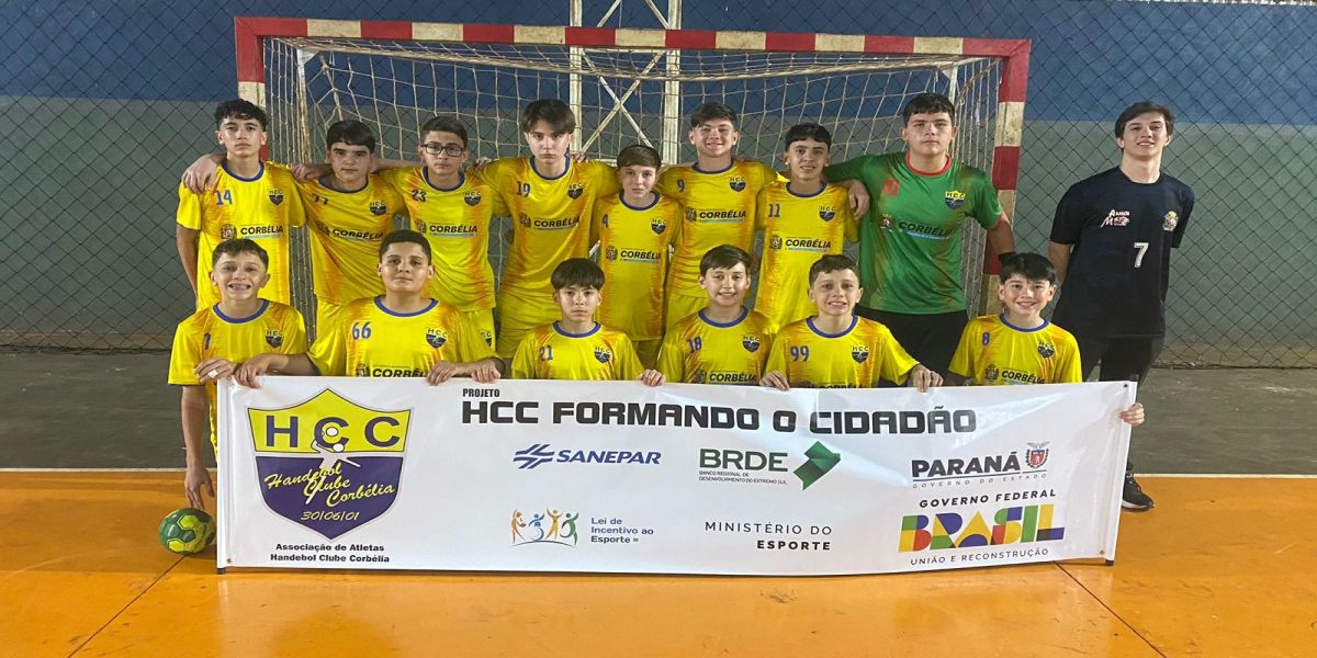 Corbélia brilha no Campeonato Paranaense de Handebol Sub-14 e garante permanência na elite estadual