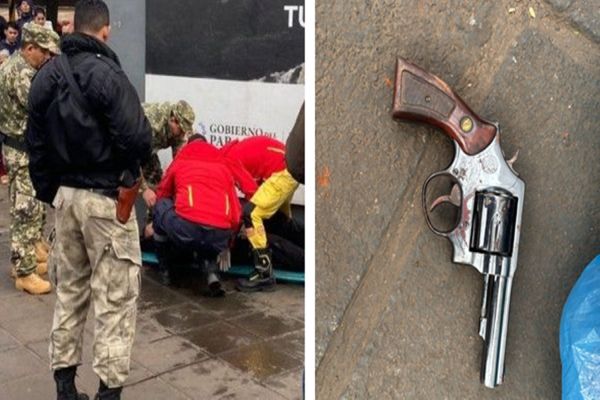 Imagem referente a notícia: Homem atira contra fiscais em aduana e acaba baleado na fronteira com Foz do Iguaçu