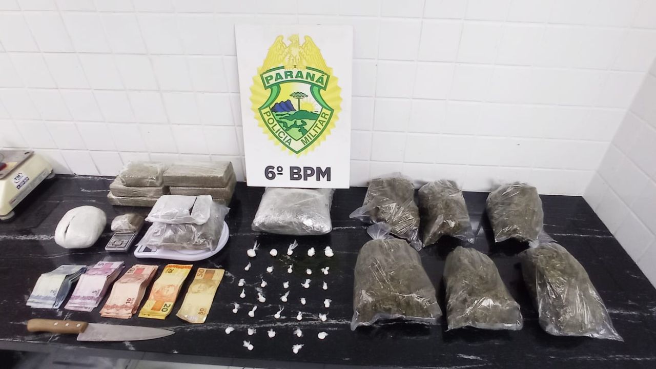 Operação do Choque localiza grande quantidade de drogas em residência no Jardim Interlagos