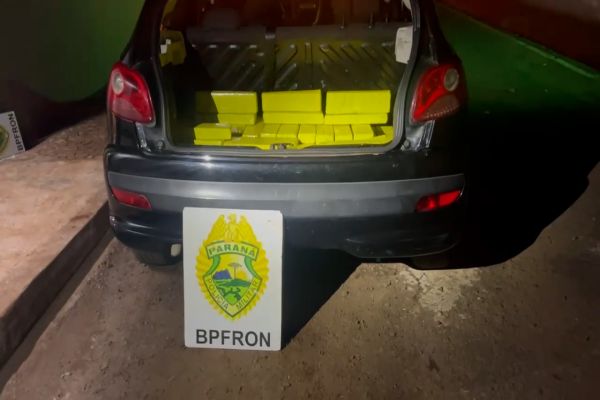 Imagem referente a notícia: Tentativa frustrada: menor é apreendido com 50 kg de maconha em Foz do Iguaçu