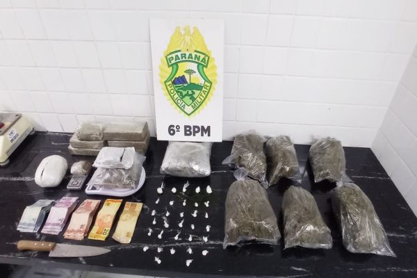 Operação do Choque localiza grande quantidade de drogas em residência no Jardim Interlagos