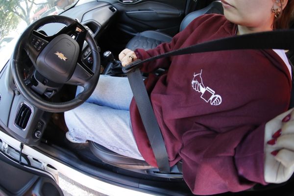 Transitar alerta para riscos por falta de cinto de segurança