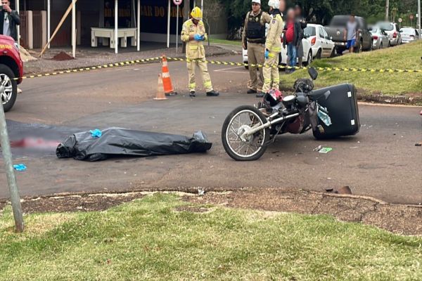 Imagem referente a notícia: Identificado motociclista morto em colisão de trânsito no Santa Cruz