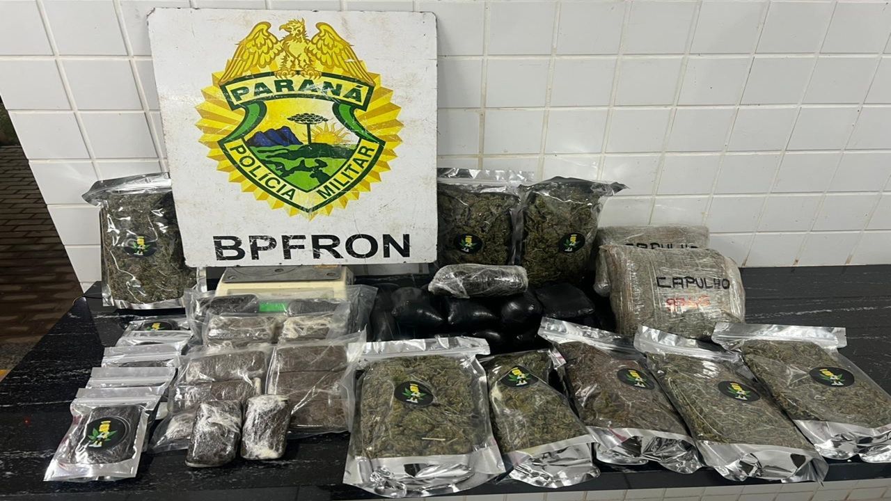 Três pessoas são detidas pelo BPFRON, durante fiscalização na praça de pedágio de Céu Azul