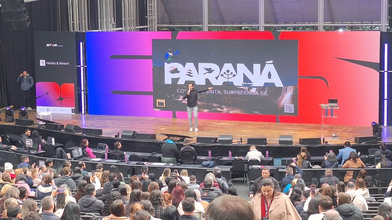 Viaje Paraná apresenta o turismo do Estado para 1,5 mil profissionais do setor