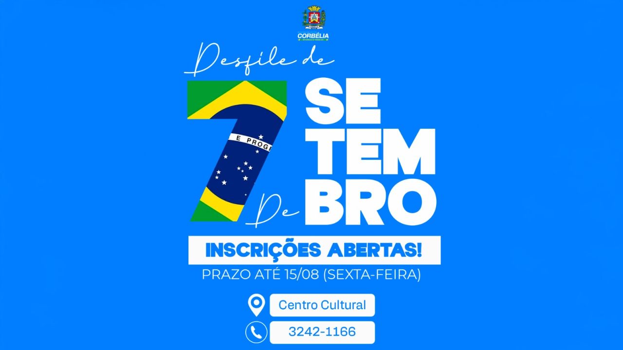 Corbélia de volta à avenida: Desfile Cívico de 7 de Setembro é retomado após oito anos