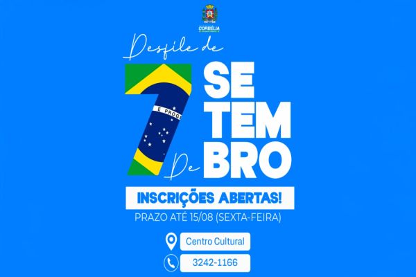 Imagem referente a notícia: Corbélia de volta à avenida: Desfile Cívico de 7 de Setembro é retomado após oito anos