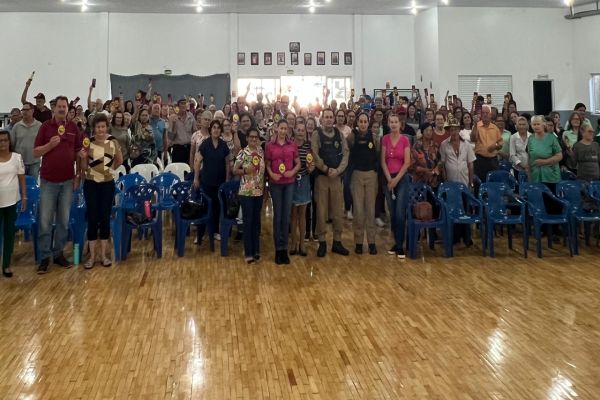 Conscientização e prevenção marcam encontro da Patrulha Maria da Penha em Cafelândia