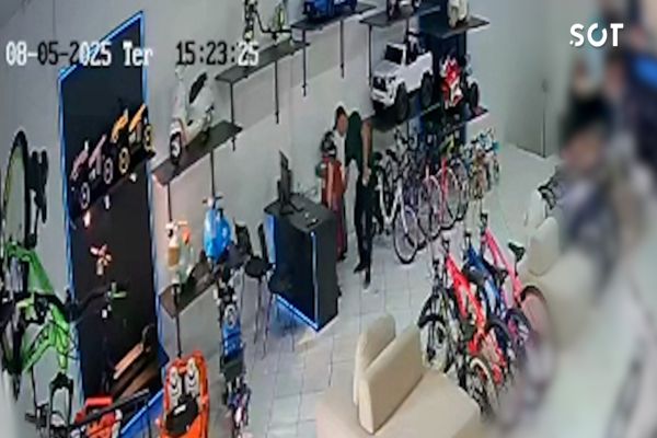 Imagem referente a notícia: Furto rápido em loja de Corbélia mobiliza investigação da Polícia Civil