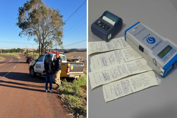 Blitz na PR-317 flagra quatro motoristas dirigindo sob efeito de álcool em Formosa do Oeste