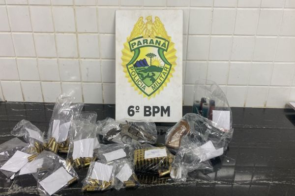 Chá de revelação termina com apreensão de armas e prisão no interior do Paraná