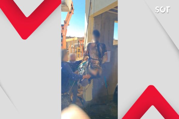 Imagem referente a notícia: Choque de 13 mil volts: Pintor sobrevive a descarga elétrica impressionante em Lindoeste