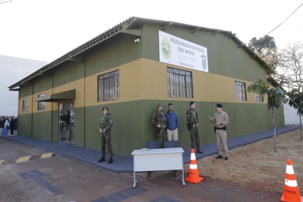 Imagem referente a notícia: Cascavel ganha base do BPFron em ponto estratégico para reforçar segurança em toda a região