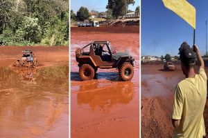 Imagem referente à notícia: Adrenalina, muito barro, motores, música e solidariedade marcam a primeira edição do Corbélia Off Road