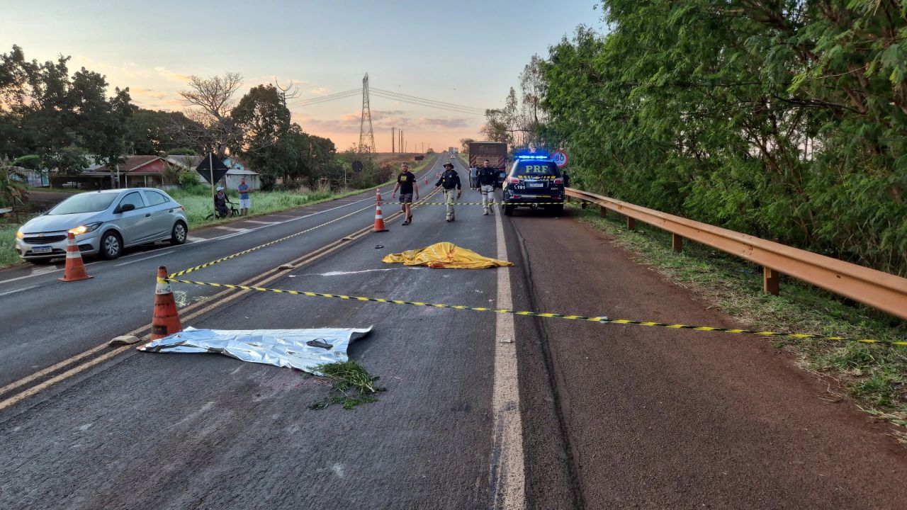 Jovem de 19 anos morre ao tentar atravessar a rodovia BR-369 em Corbélia