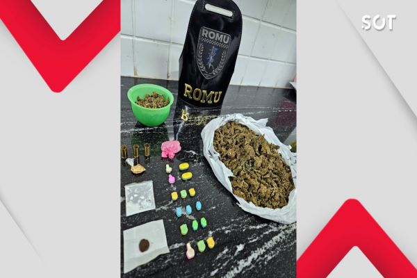 Imagem referente a notícia: Jovem de 21 anos tenta fugir da ROMU, mas acaba preso com drogas e munições em Cascavel